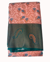 Bubble Gum Pink semi silk saree - MIRASILKS Bubble Gum Pink semi silk saree